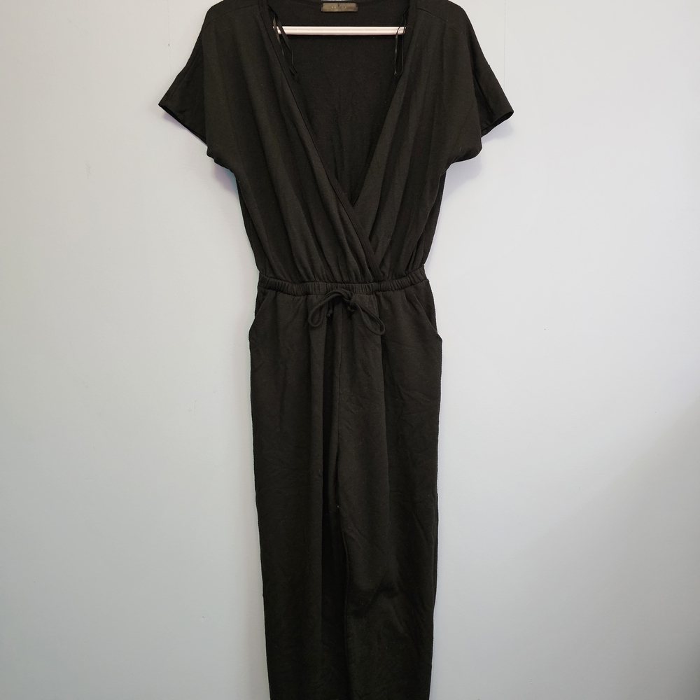 Black Wrap Jumpsuit